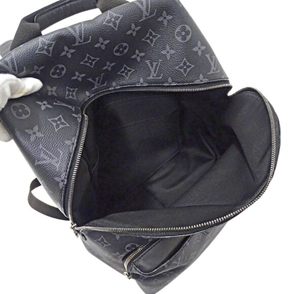 Louis Vuitton Bag Monogram Eclipse Rucksack Backpack Black - Picture 4 of 11